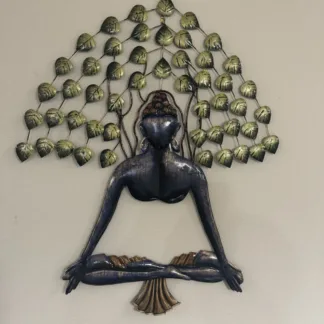 Lord Buddha Wall Hanging – Serene Home Decor - Small (15"x19")