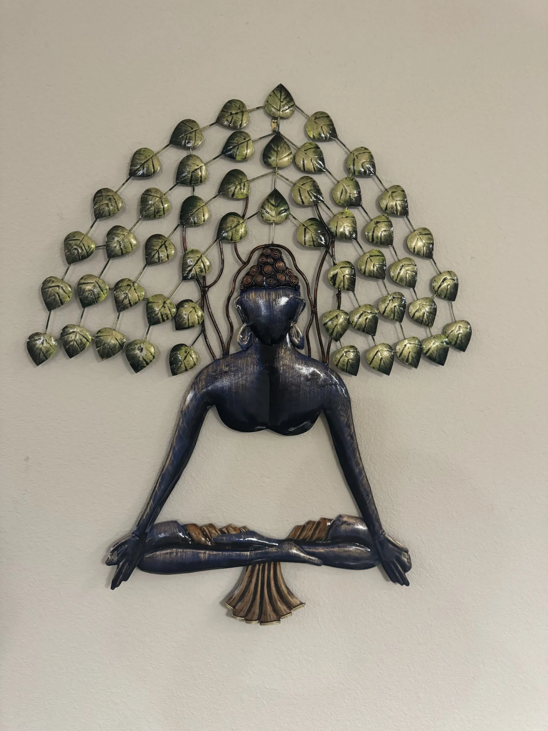 Lord Buddha Wall Hanging – Serene Home Decor - Small (15"x19")