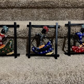 9.5"x9" 3 pc Music Men